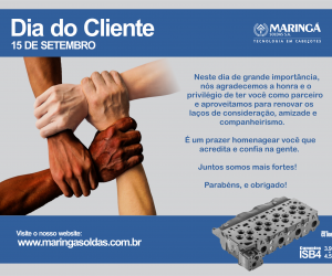 DIA DO CLIENTE – 15 DE SETEMBRO