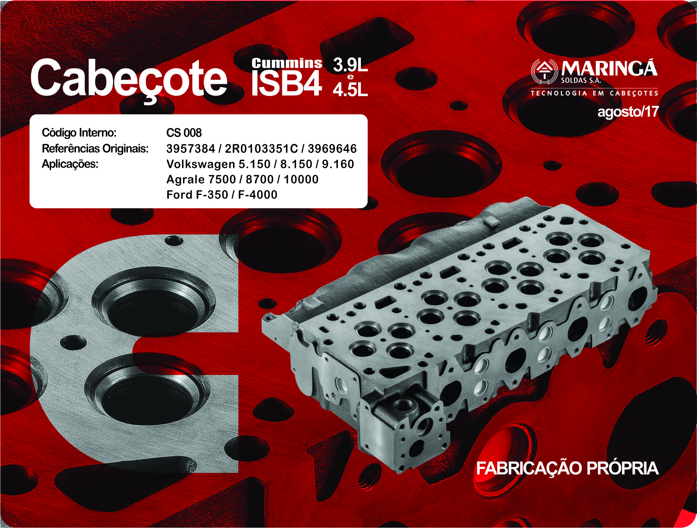 (Português do Brasil) LANÇAMENTO CABEÇOTE ISB4 (CS008)